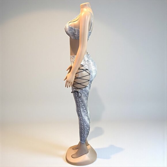 Snake Print Women 2 Piece Outfits - Picture 11 of 12